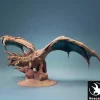 Miniature<Young Crystal Dragon - Miniature Marvels: Airplane Models & Painted Dice