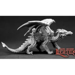Miniature<Young Fire Dragon: Dark Heaven Legends RPR 03332 - Miniature Marvels: Airplane Models & Painted Dice