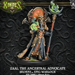 Miniature<Zaal, the Ancestral Advocate: Skorne - Warlock PIP 74088 - Miniature Marvels: Airplane Models & Painted Dice