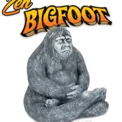 Egpull<ZEN BIGFOOT Garden Sasquatch Polystone Statue Home Office Desk - Archie McPhee - Miniature Marvels: Airplane Models & Painted Dice