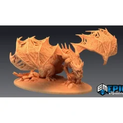 Miniature<Zombie Dragon Wyrm - Miniature Marvels: Airplane Models & Painted Dice