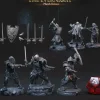Miniature<Zombie Knights - Miniature Marvels: Airplane Models & Painted Dice