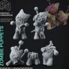 Miniature<Zombie Puppets - Miniature Marvels: Airplane Models & Painted Dice