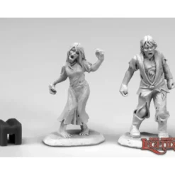 Miniature<Zombie Teens (2): Dark Heaven Legends RPR 03904 - Miniature Marvels: Airplane Models & Painted Dice