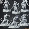 Miniature<Zorseth "The Fighter" - Miniature Marvels: Airplane Models & Painted Dice